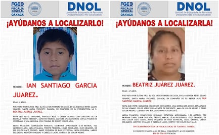 Buscan a un menor de 6 años y a su madre desaparecidos en la Mixteca de Oaxaca