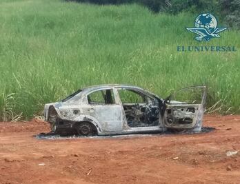 Pese a Guardia Nacional, calcinan vehículo y plagian a mujer en Tuxtepec