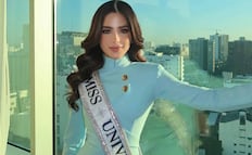 Fátima Bosch se desploma durante desfile en Ecuador