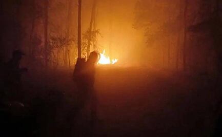 11 incendios forestales azotan al estado de Oaxaca; uno está fuera de control