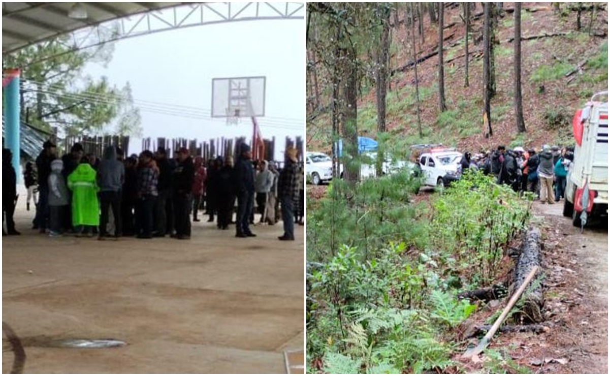 Desplazados de Atatlahuca exigen en Oaxaca cumplir medidas cautelares; acusan incursión de grupo armado. Fotos: Especiales