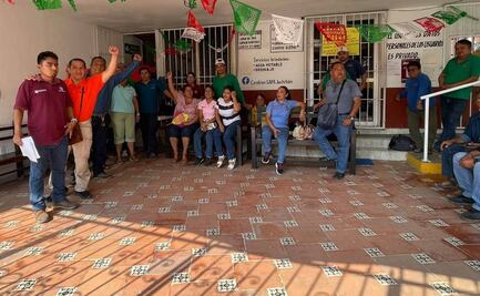 Cumple cinco días el paro de trabajadores de la Ceabien en el Istmo de Tehuantepec