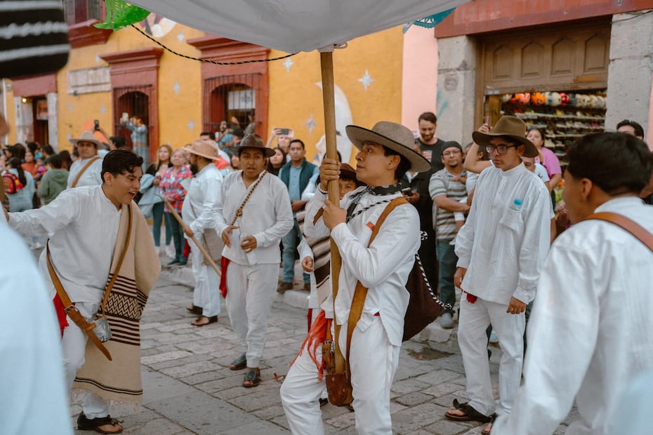 La confección de las marmotas, utilizadas en las Calendas oaxqueñas, está asociada con significados de la vida y muerte de Cristo. Foto: FB@ Mónica Belén López Javier