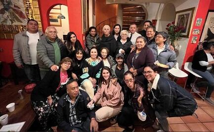 Con familiares y amigos, Rosario Robles festejó su liberación en su casa de Coyoacán