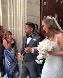 Javier Aquino se casa por la Iglesia en la ciudad de Oaxaca