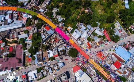 Conoce el pueblo de Oaxaca considerado "la ciudad de las alfombras de aserrín"