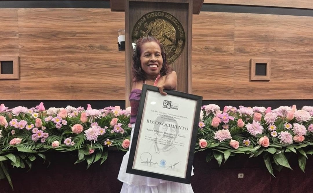 Yuyé Hernández, artista afro de Oaxaca. Foto: Especial