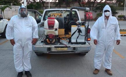 Miedo, el mejor blindaje para los héroes que sanitizan contra el virus