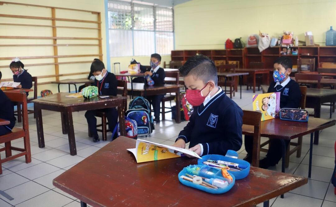En Oaxaca, 3 mil 793 escuelas han retornado a clases semipresenciales; regreso continuará de forma voluntaria y gradual. Foto: Especial