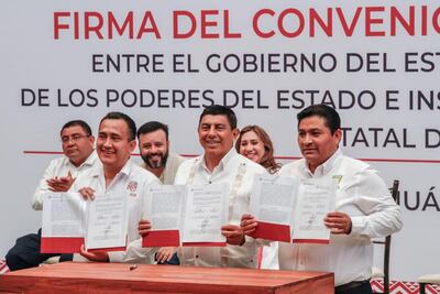 Gobierno de Oaxaca y sindicato de trabajadores del Estado acuerdan aumento salarial de 4.5%
