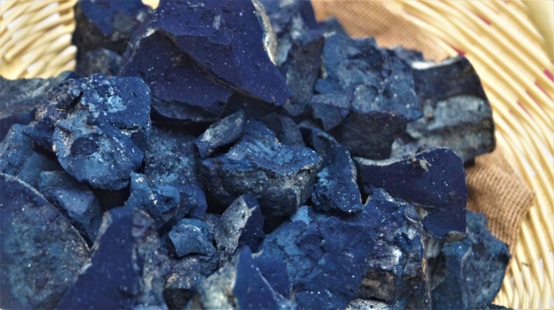 Pasta de añil; el "oro azul". Foto: mexicodesconocido.com