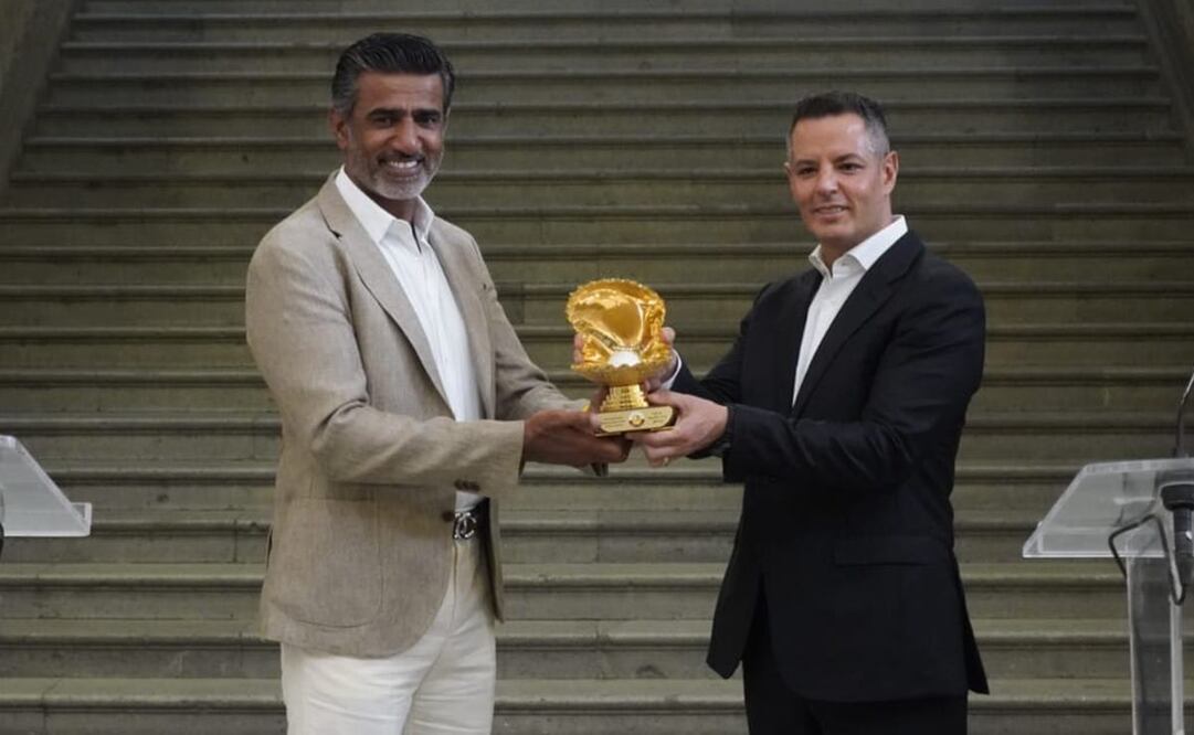 Se reúne embajador de Qatar en México con Murat; buscarán exportar de Oaxaca al país árabe. Foto: Gobierno de Oaxaca