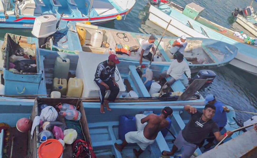 Reportan naufragio de embarcación tiburonera en Huatulco, Oaxaca; buscan a 2 tripulantes