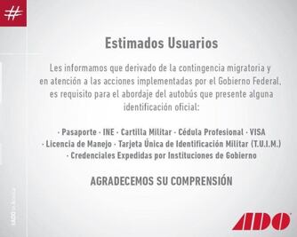 Desde hoy, líneas de autobuses exigirán identificación para viajar