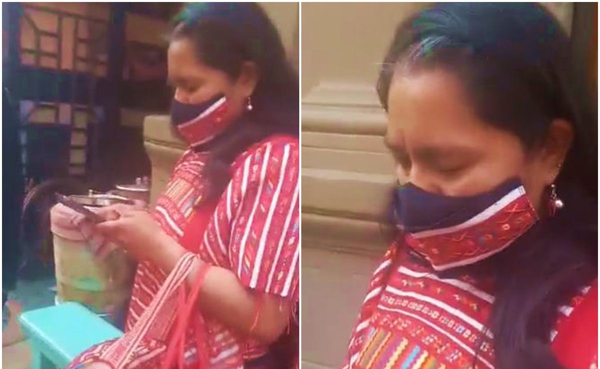 “Policía de CDMX me prometió una disculpa pública”, dice artesana triqui de Oaxaca tras discriminación. Foto: Captura