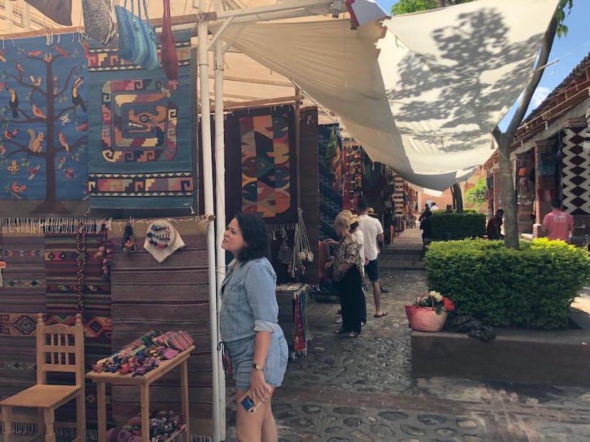 Tapetes en teotitlán. Foto: FB. Teotitlán del Valle