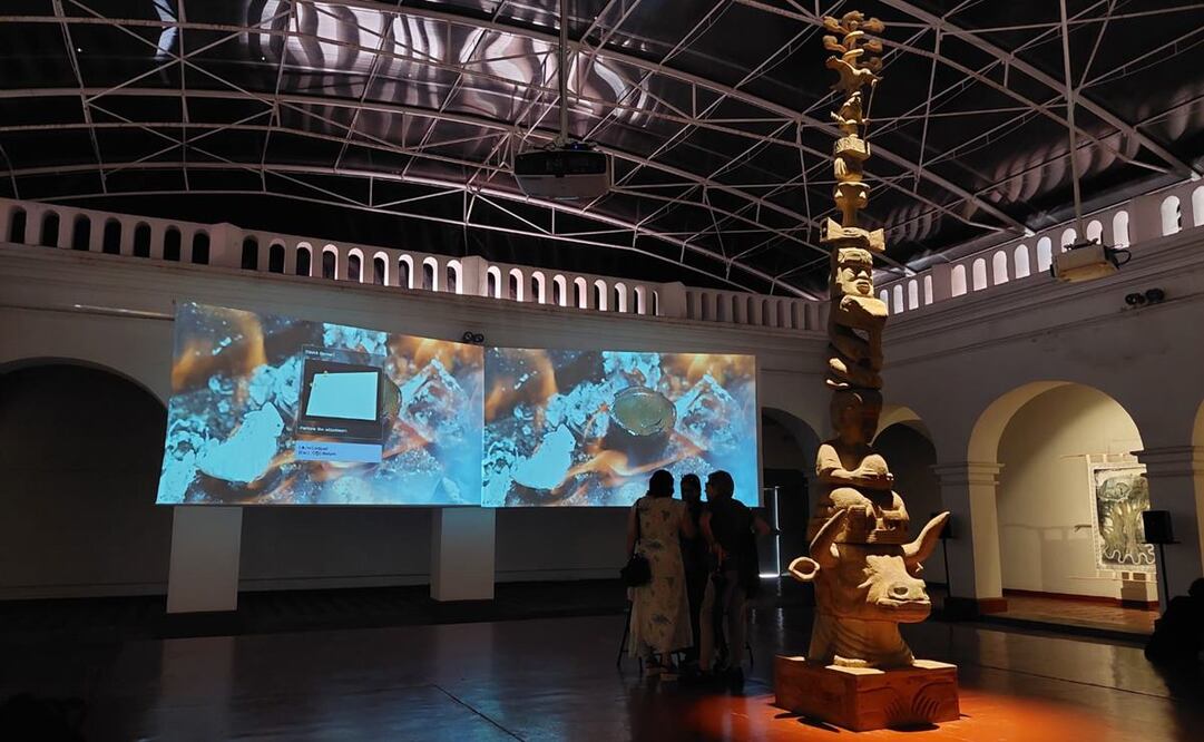 Con muestra sobre mitos mixes en Oaxaca, acercan la historia de resistencia de los “jamás conquistados”. Fotos: Christian Jiménez