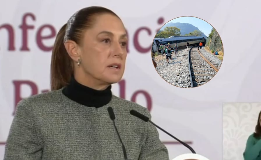 Sheinbaum visitará Oaxaca para hablar con las familas de los heridos y fallecidos por el descarrilamiento del Tren Interoceánico