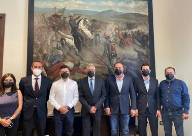 Se reúne con gobierno de Oaxaca Sami Nmeir, embajador de Líbano para México y Centroamérica