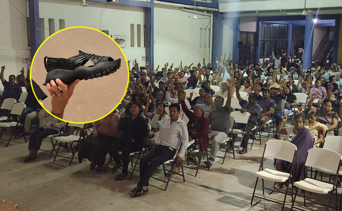 Asamblea de Yalálag exige que se suspenda la producción del calzado "Oaxaca Slip On"