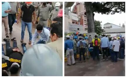 Trabajadores de Cruz Azul recuperan planta cementera en Oaxaca; hay detenidos y dos heridos