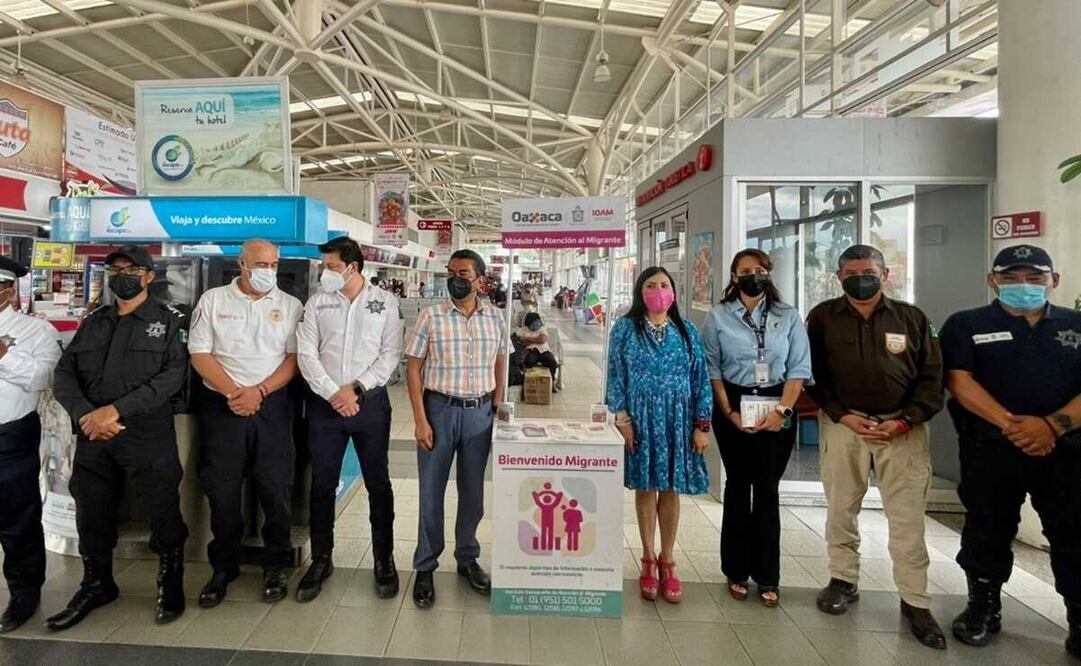 Arranca operativo “Bienvenido Oaxaqueño Migrante” ante regreso de más de 7 mil personas a Oaxaca. Foto: Especial