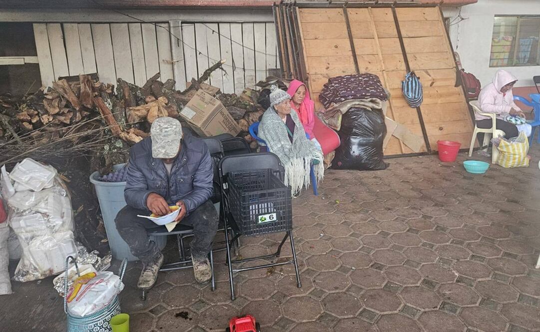 Desplazados de la comunidad de Buenavista, Yosondúa, Oaxaca. Foto: Especial