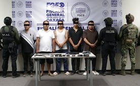 Detienen a otros 5 presuntos integrantes de redes criminales vinculadas a la Alianza de Sindicatos en Oaxaca