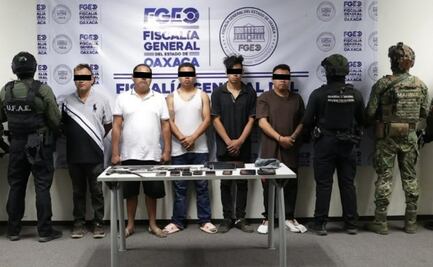 Detienen a otros 5 presuntos integrantes de redes criminales vinculadas a la Alianza de Sindicatos en Oaxaca