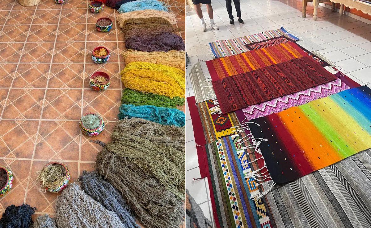 ¿Cuál es el pueblito de Oaxaca famoso por sus tapetes artesanales?