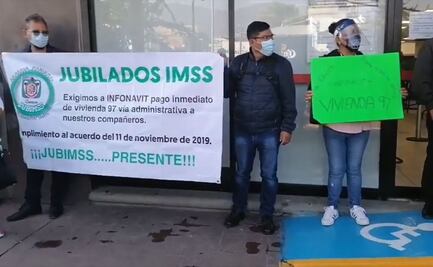 Con plantón en oficinas del Infonavit Oaxaca, exigen pago de afore a más de mil 500 jubilados