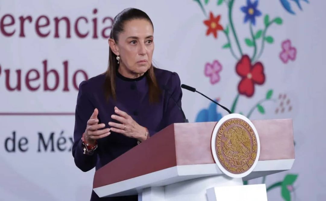 La mañanera del pueblo encabezada por la presidenta Claudia Sheinbaum Pardo, en el Salón Tesorería de Palacio Nacional el 18 de mayo de 2026. Foto: Fernanda Rojas/ EL UNIVERSAL