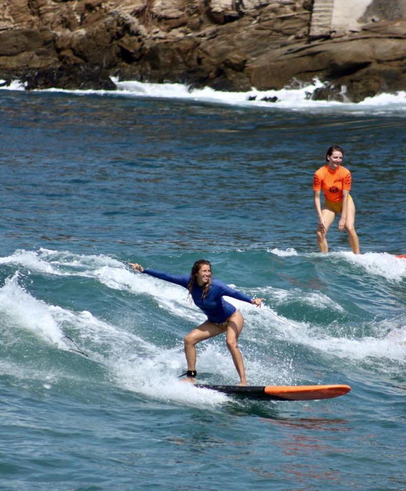 Puerto Escondido antes del impacto del huracán Erick
