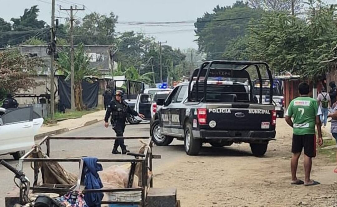 Asesinan en ataque armado a 4 policías municipales de Tuxtepec, Oaxaca; objetivo era un comandante. Fotos: Especiales