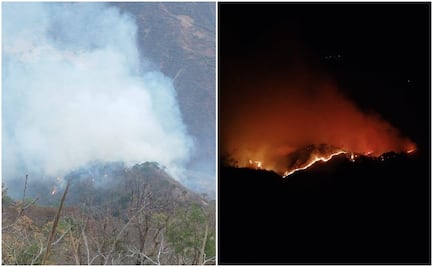 Reportan incendio forestal fuera de control en Santiago Yosondúa, Oaxaca; piden apoyo de voluntarios y víveres