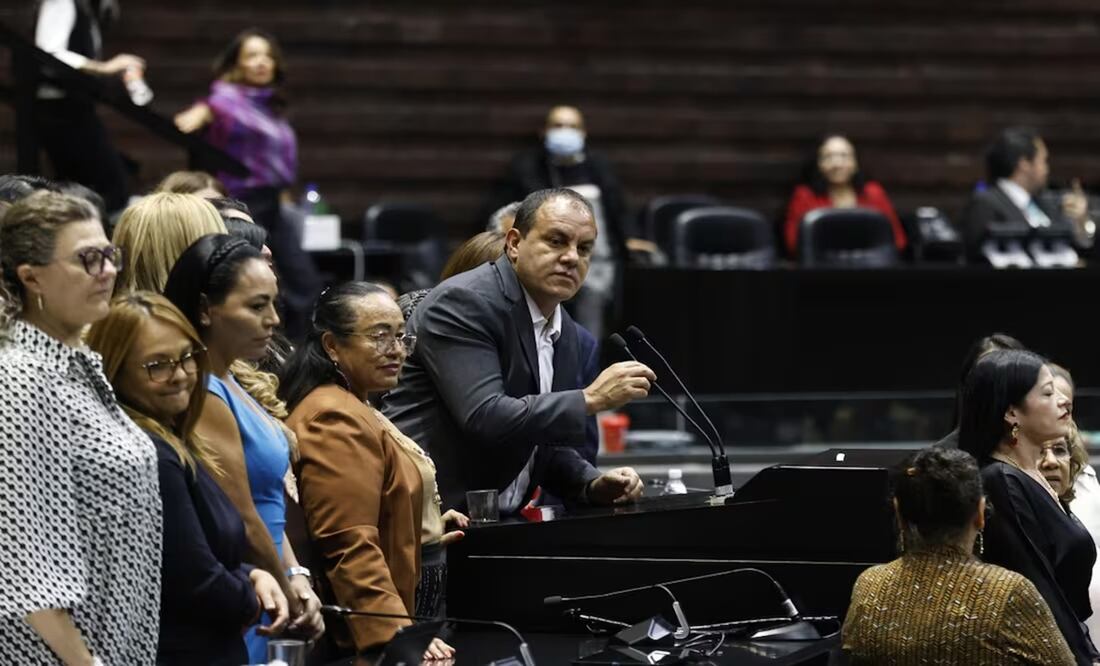 Sesión de la Cámara de Diputados para votar el desafuero de Cuauhtémoc Blanco. Foto: Diego Simón / EL UNIVERSAL