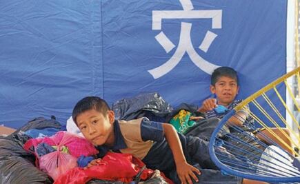 En Juchitán, los niños viven con miedo en albergues