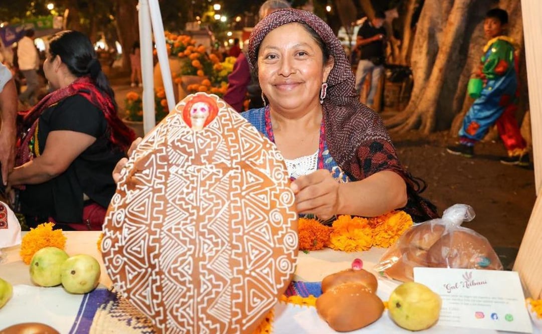 Con muestra de altares y pan de pueblos originarios, arrancan en Oaxaca fiestas a la muerte. Fotos: Especiales