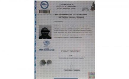 Cabify muestra carta de no antecedentes penales de chofer