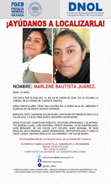 Marlene Bautista Juárez de 29 años