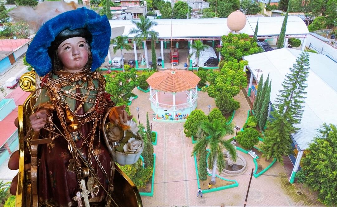 El Santo Niño de Atocha de Tlapacoyan, Oaxaca, es símbolo de fe y alegría: un pequeño que juega, sonríe y cumple milagros. Foto: Especial.