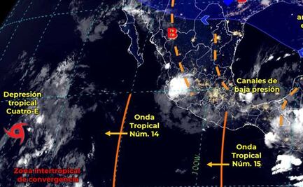 Continúan lluvias en las 8 regiones de Oaxaca y tormentas eléctricas en 3 de ellas