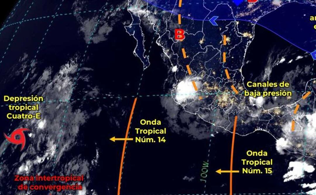 Continúan lluvias en las 8 regiones de Oaxaca y tormentas eléctricas en 3 de ellas. Foto: Especial