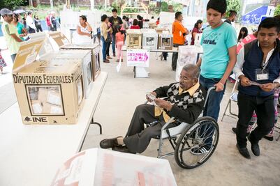 Discapacidad no impide a oaxaqueños ejercer el voto