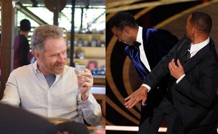 Bryan Cranston llama a Will Smith y Chris Rock a resolver sus problemas con mezcal de Oaxaca
