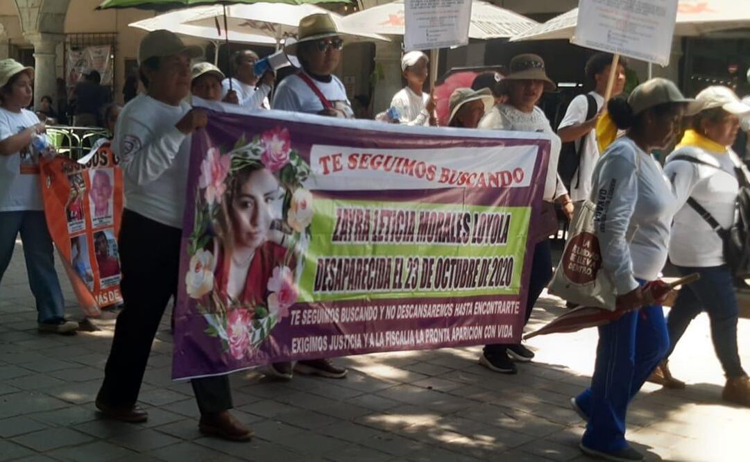 Madres y colectivos de Oaxaca convierten festejo de 10 de Mayo en reclamo por desaparecidos. Foto: Especial