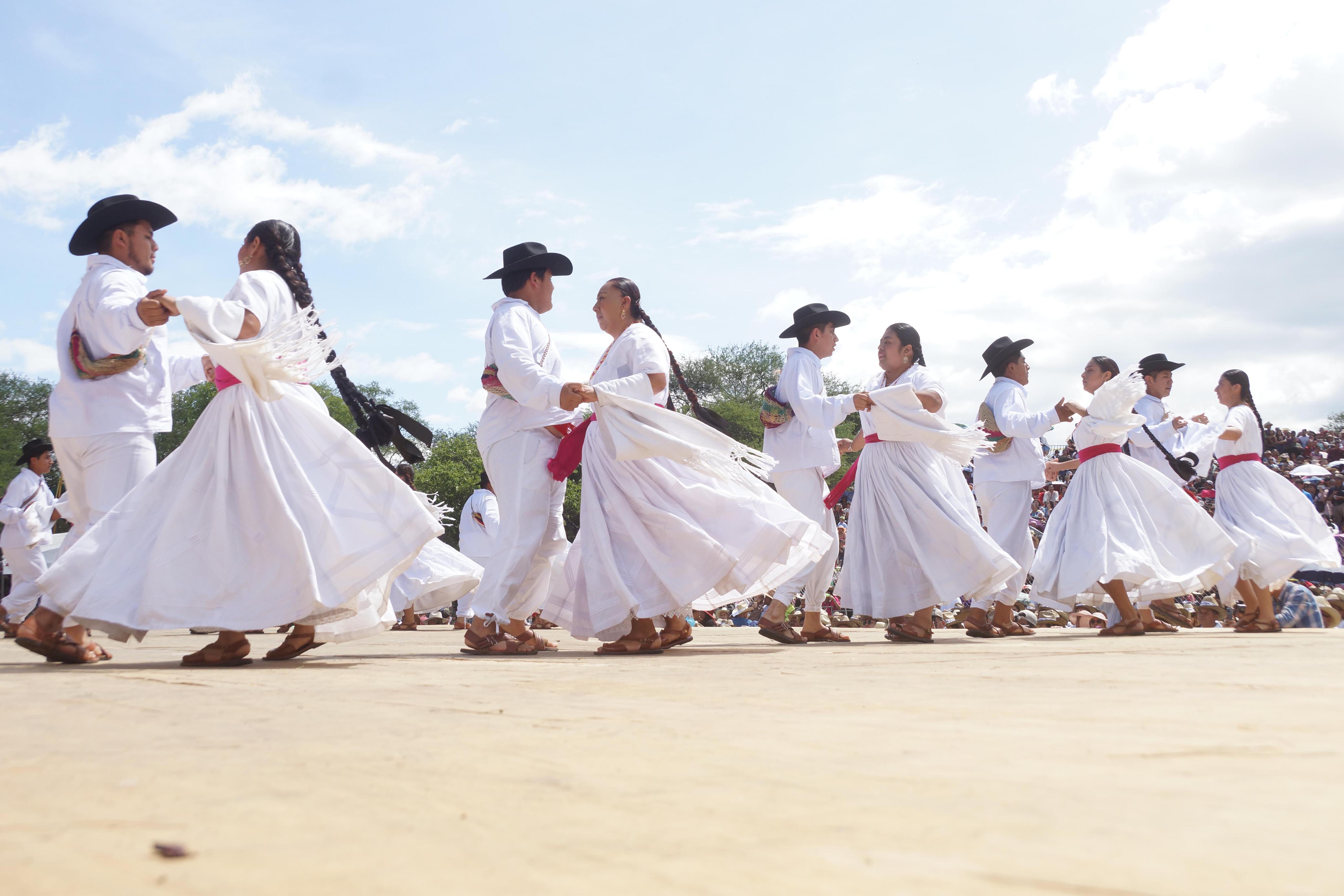 Entre los participantes, destacó la Danza de los Zancudos. Foto: Edwin Hernández