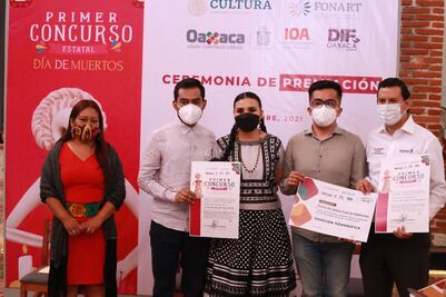 Premian a 14 artesanos de Oaxaca en el Concurso Estatal del Día de Muertos 2021