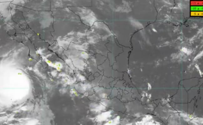 Se forma la depresión tropical Dieciocho-E frente a Oaxaca y Guerrero; huracán Polo mantiene categoría 3 rumbo a Baja California Sur