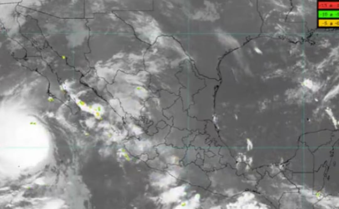 Depresión tropical Dieciocho-E se forma frente a Oaxaca y Guerrero. Foto: X, @conagua_clima
